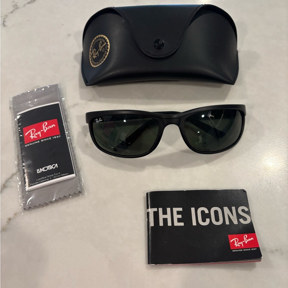 Ray-Ban Black Sunglasses with Accessories